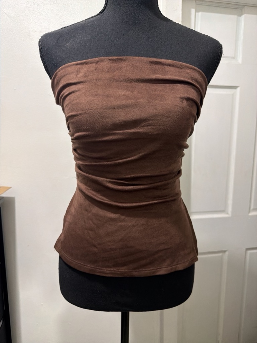 Brown Strapless Tube Top - Women
